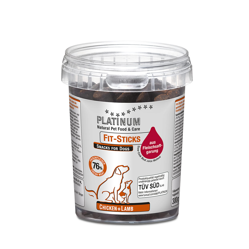 Platinum Natural Pet Food & Care Fit Sticks Chicken + Lamb